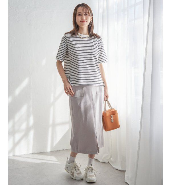 ikka「コットンUSA半袖ポケットTシャツ」|Tシャツ・カットソー|