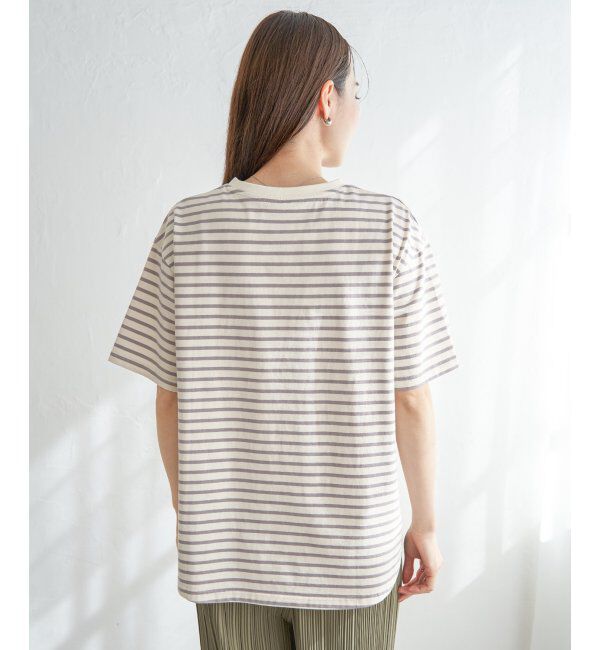 ikka「コットンUSA半袖ポケットTシャツ」|Tシャツ・カットソー|