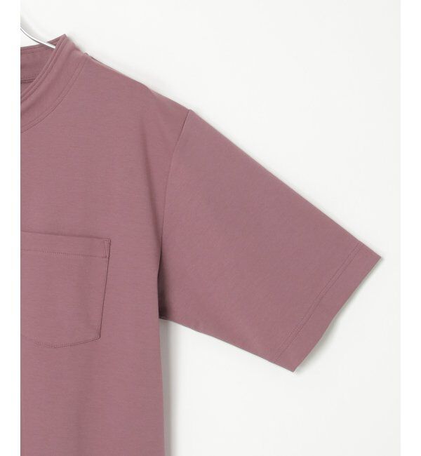 ikka「冷感ルーイカラー5分袖ポケT」|Tシャツ・カットソー|