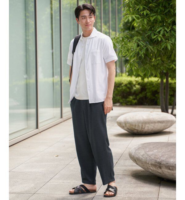 IKKA LOUNGE「【吸水速乾／イージーケア】アーバンドライ フルオープンポロシャツ」|Tシャツ・カットソー|