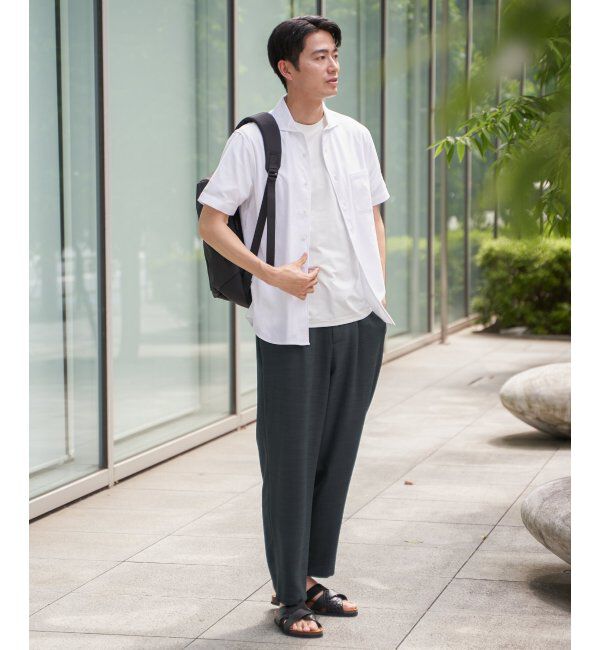 IKKA LOUNGE「【吸水速乾／イージーケア】アーバンドライ フルオープンポロシャツ」|Tシャツ・カットソー|