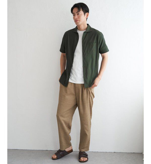 IKKA LOUNGE「【吸水速乾／イージーケア】アーバンドライ フルオープンポロシャツ」|Tシャツ・カットソー|