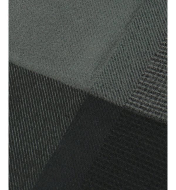 ikka「編地切り替えワイドマフラー」|マフラー|