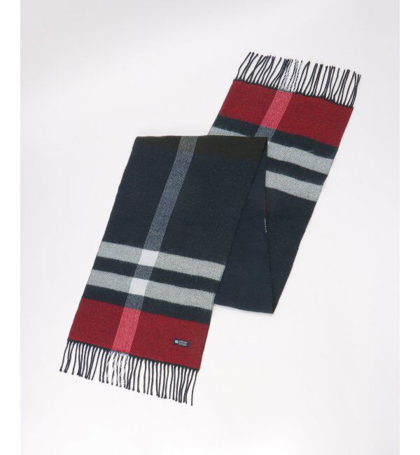 ikka「リバーシブルチェックマフラー」|マフラー|