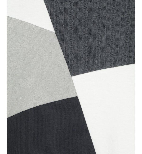 ikka「ブロックスダンボールプルパーカ」|パーカー|