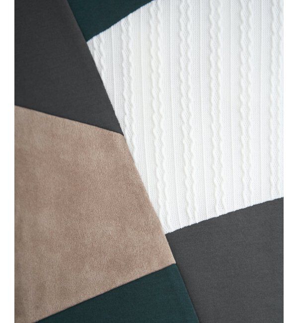 ikka「ブロックスダンボールプルパーカ」|パーカー|