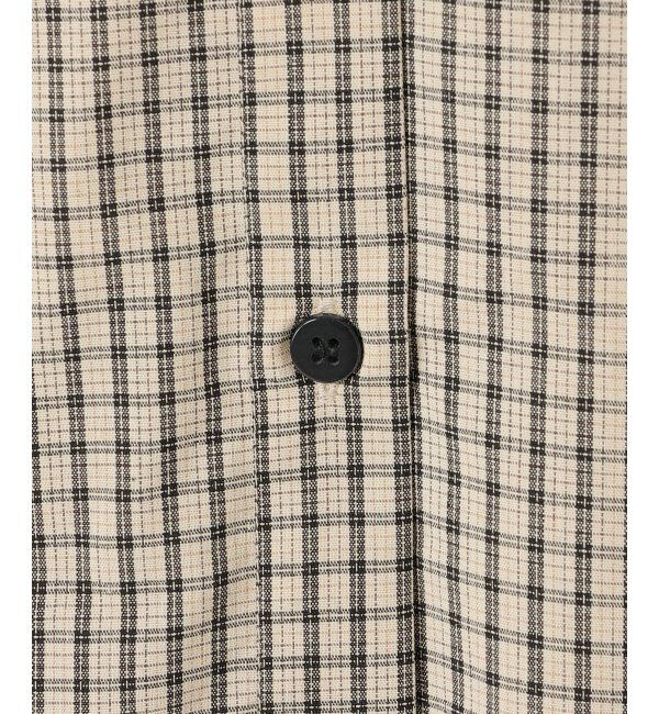 VENCE share style「チェックオーバーサイズPKシャツ」|シャツ・ブラウス|