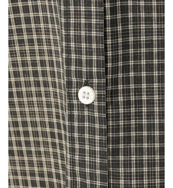 VENCE share style「チェックオーバーサイズPKシャツ」|シャツ・ブラウス|