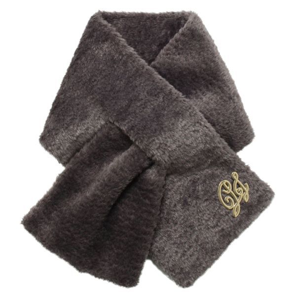 PAUL&JOE「ＰＪ／マフラー／ブローチ付フェイクファー」|マフラー|