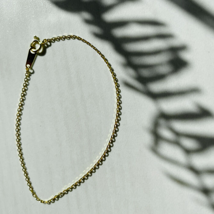 BACKYARD FAMILY「ブレスレット 18金 K18 検定刻印 通販 国産 日本製 チェーンブレスレット チェーン あずき」|その他|