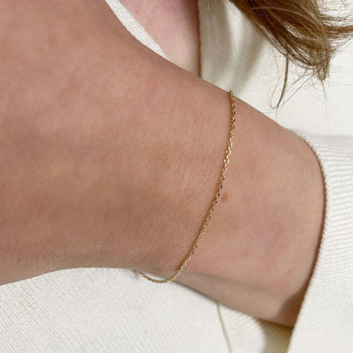 BACKYARD FAMILY「ブレスレット 18金 K18 検定刻印 通販 国産 日本製 チェーンブレスレット チェーン あずき」|その他|