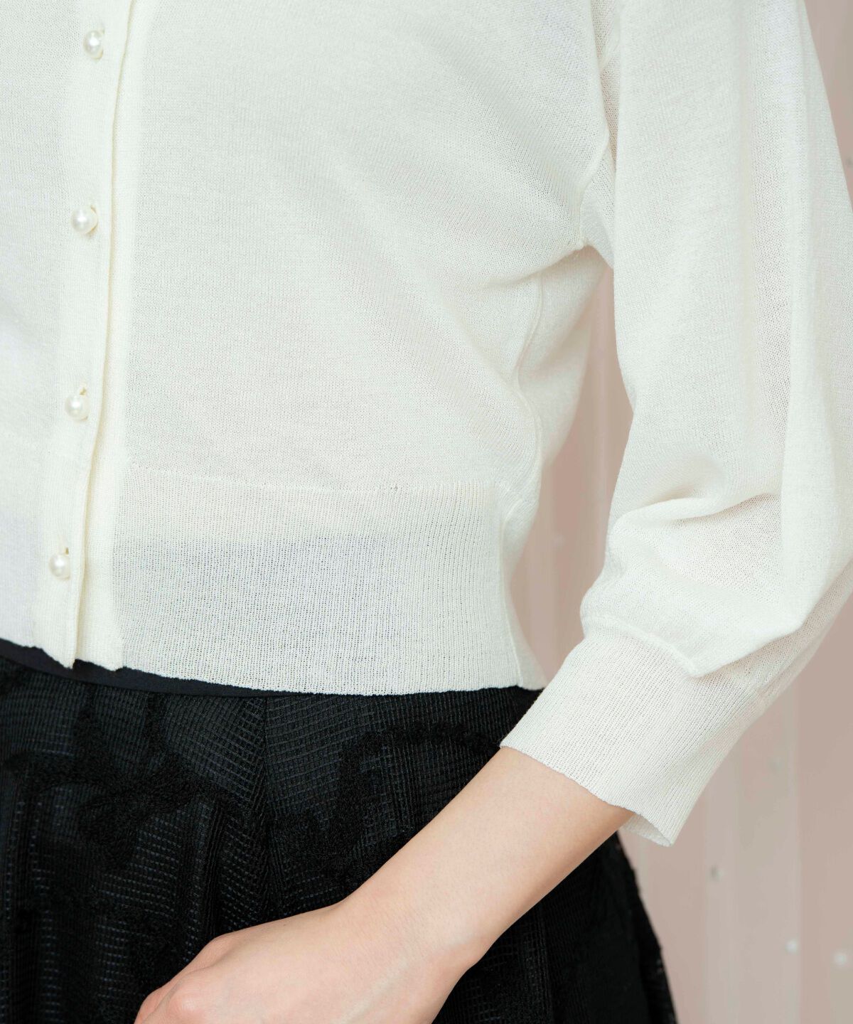 WILLSELECTION「コンパクトシアーカーディガン」|カーディガン|