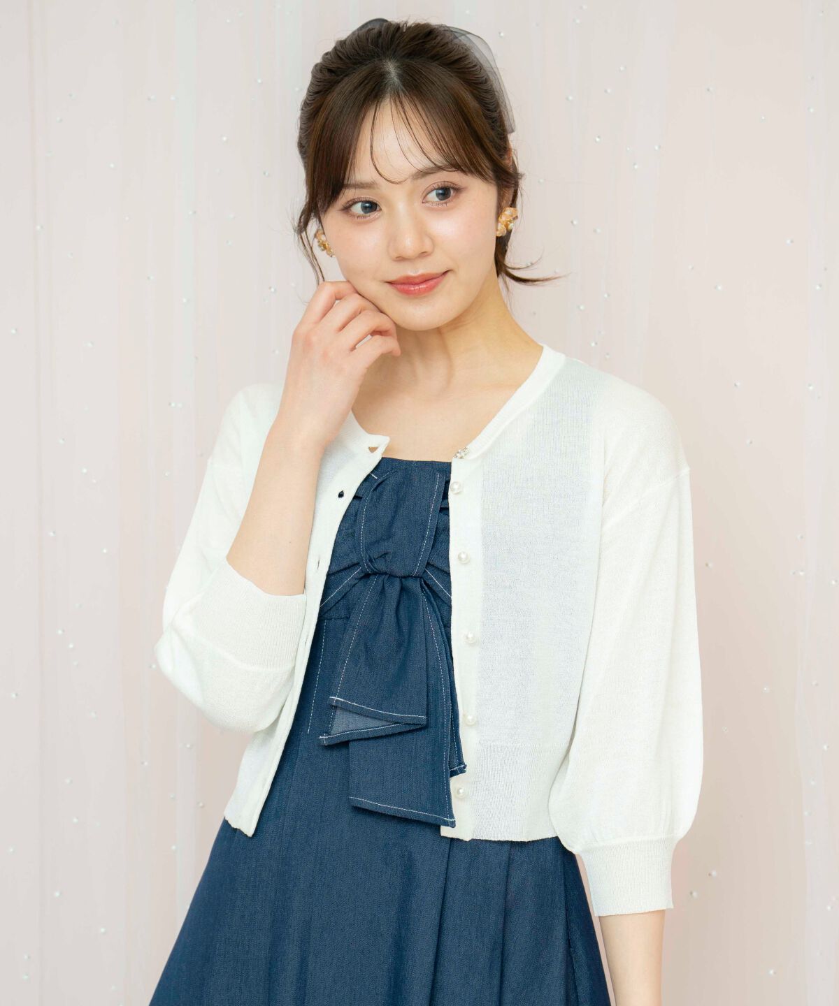 WILLSELECTION「コンパクトシアーカーディガン」|カーディガン|