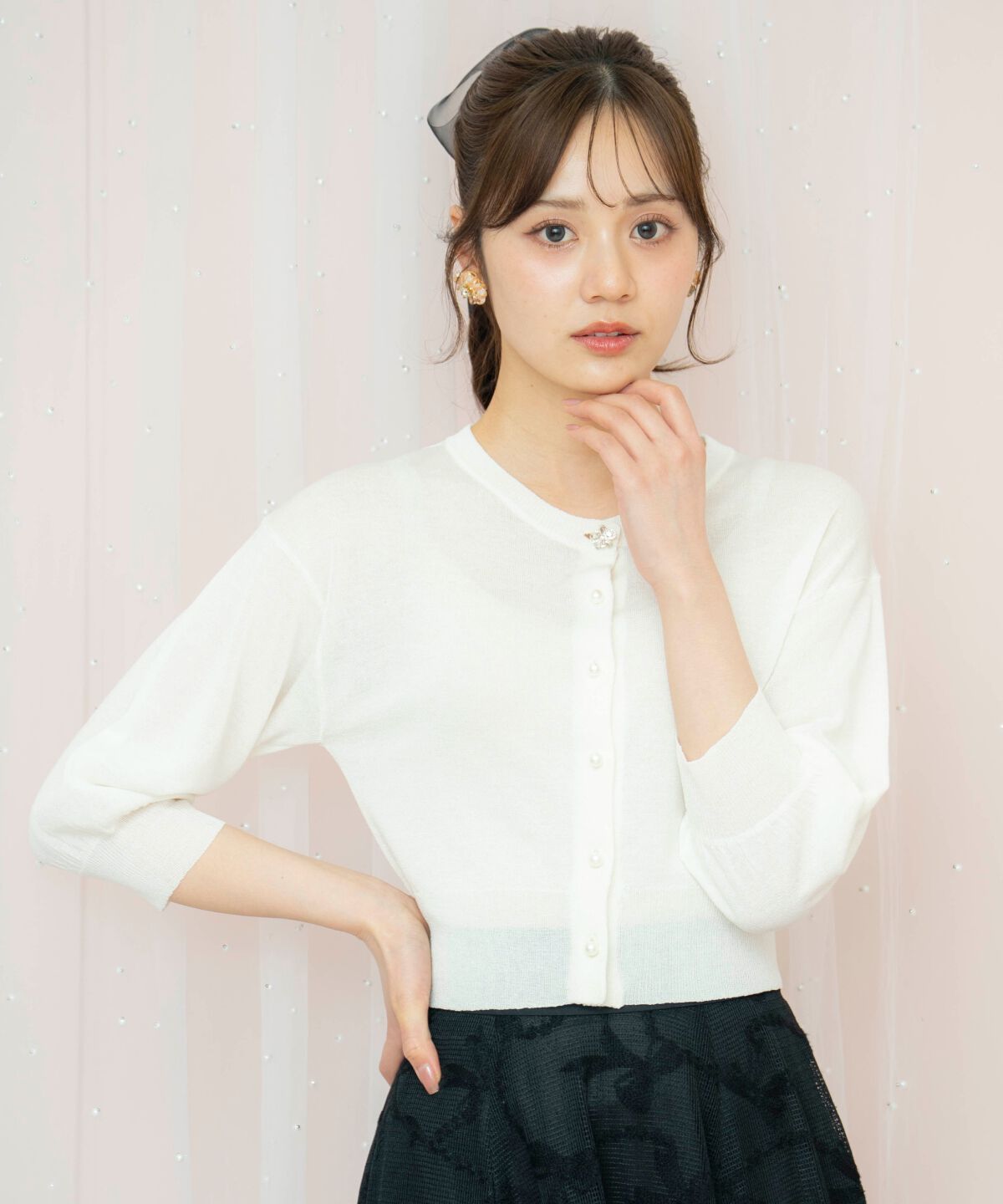 WILLSELECTION「コンパクトシアーカーディガン」|カーディガン|