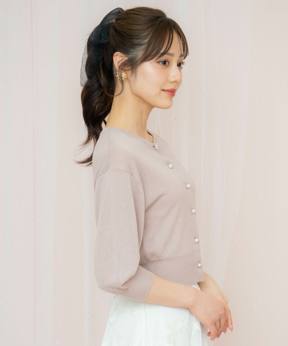 WILLSELECTION「コンパクトシアーカーディガン」|カーディガン|