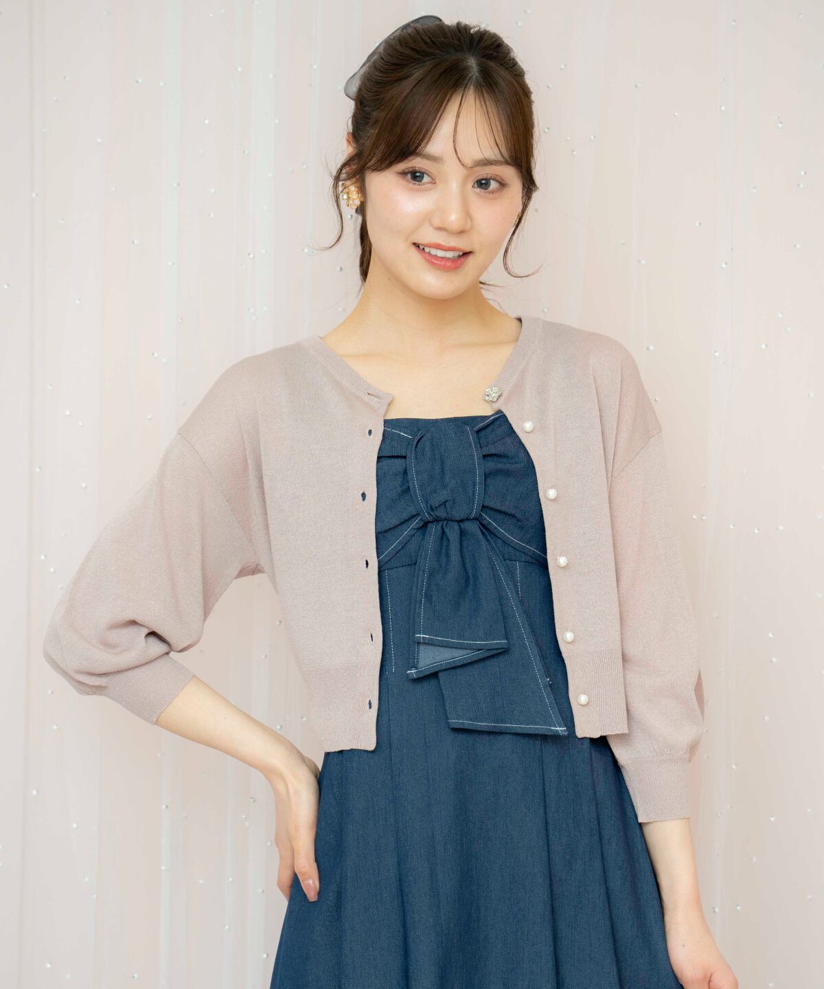 WILLSELECTION「コンパクトシアーカーディガン」|カーディガン|