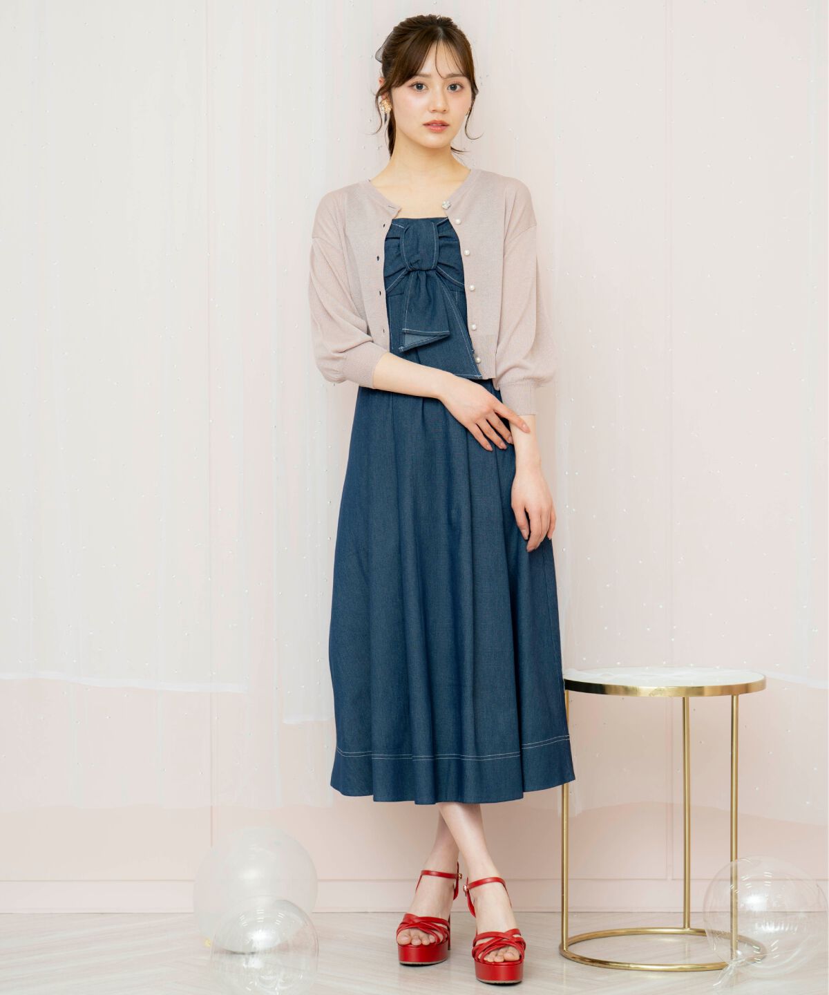 WILLSELECTION「コンパクトシアーカーディガン」|カーディガン|