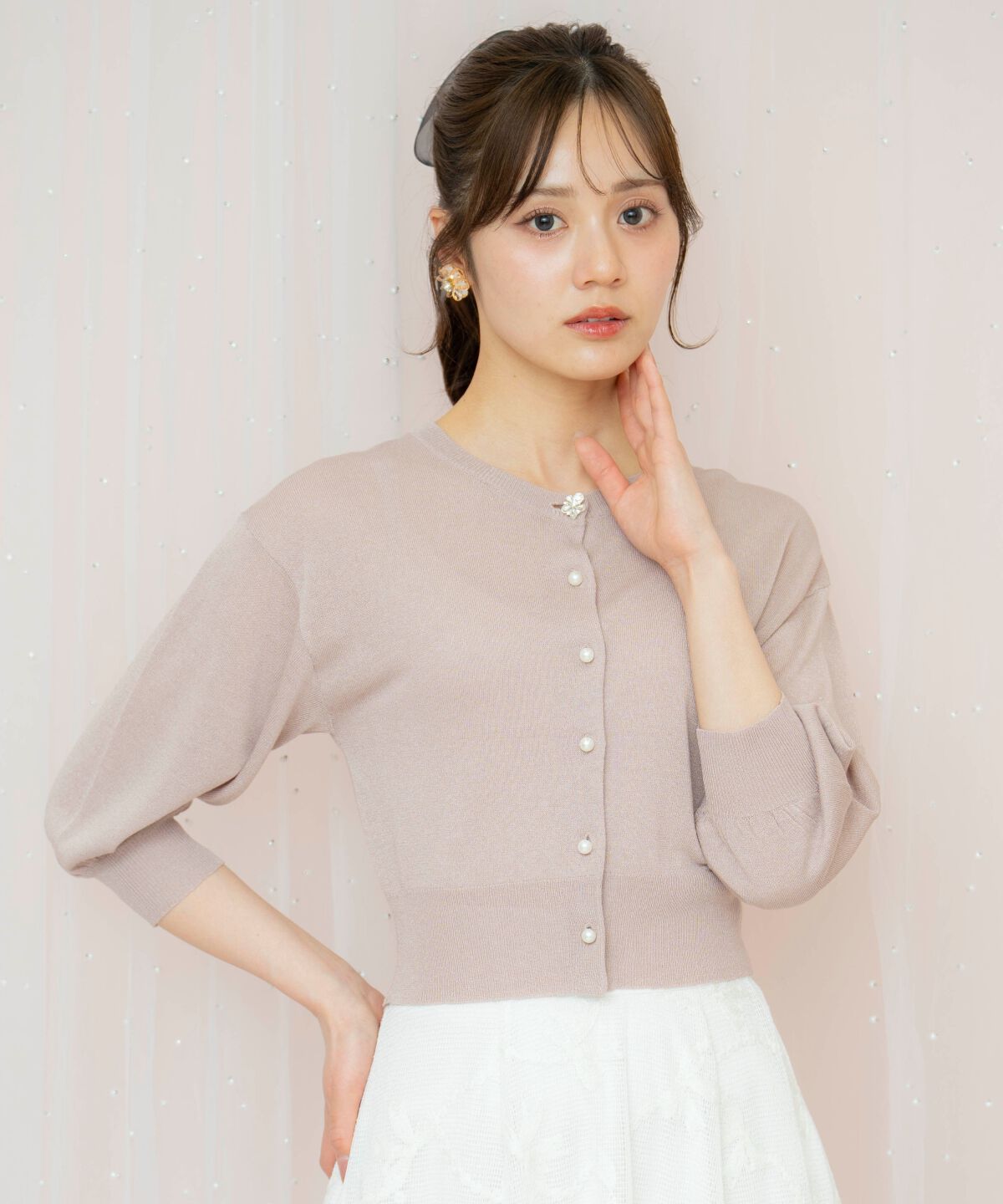 WILLSELECTION「コンパクトシアーカーディガン」|カーディガン|