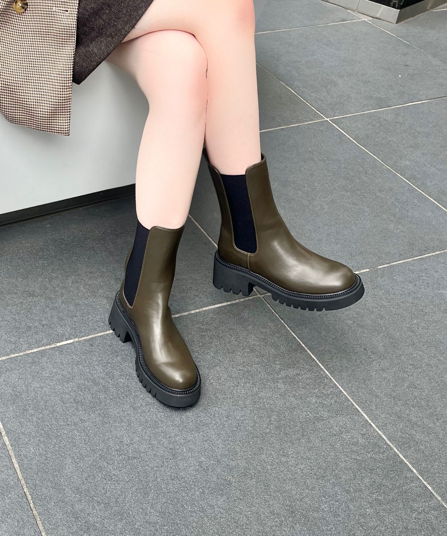 ORiental TRaffic「厚底サイドゴアブーツ/31419」|ショートブーツ|