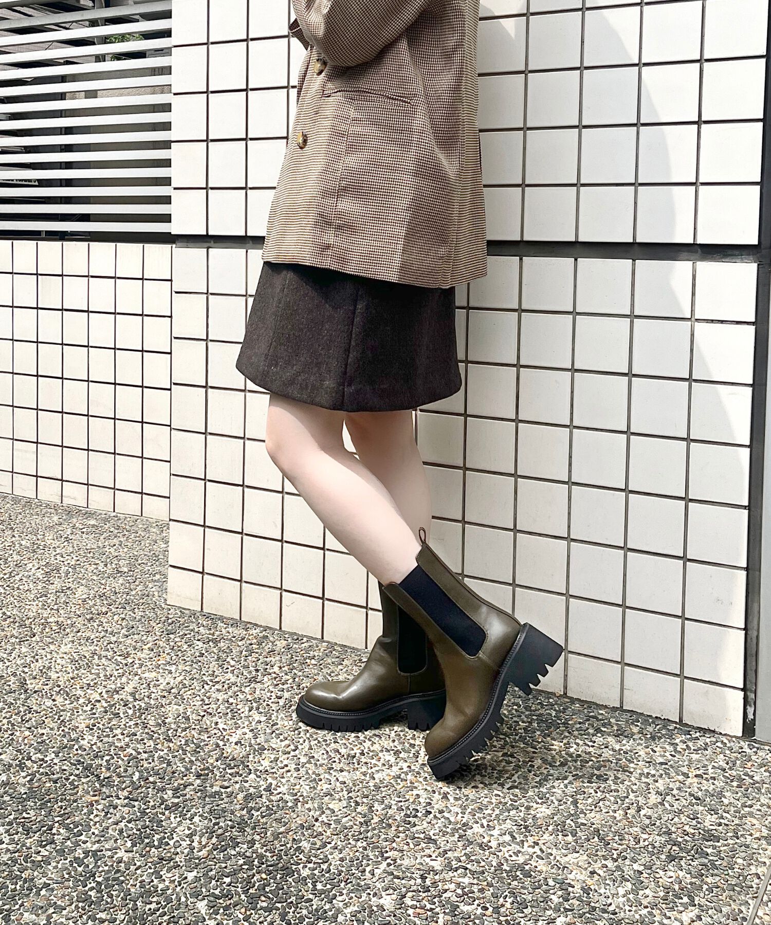 ORiental TRaffic「厚底サイドゴアブーツ/31419」|ショートブーツ|