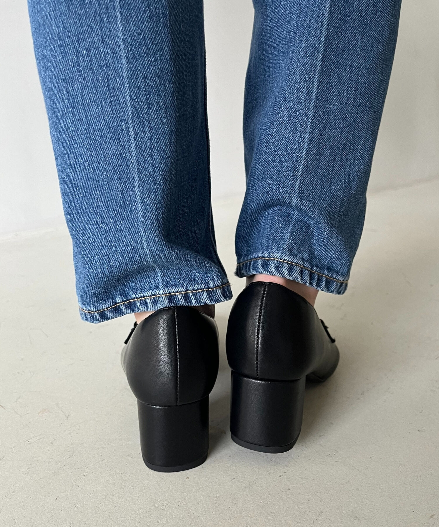 ORiental TRaffic「【跳べるパンプス/シリーズ累計１５０万足突破 】ビット ヒールローファー /R-3214 厚手クッション」|パンプス|