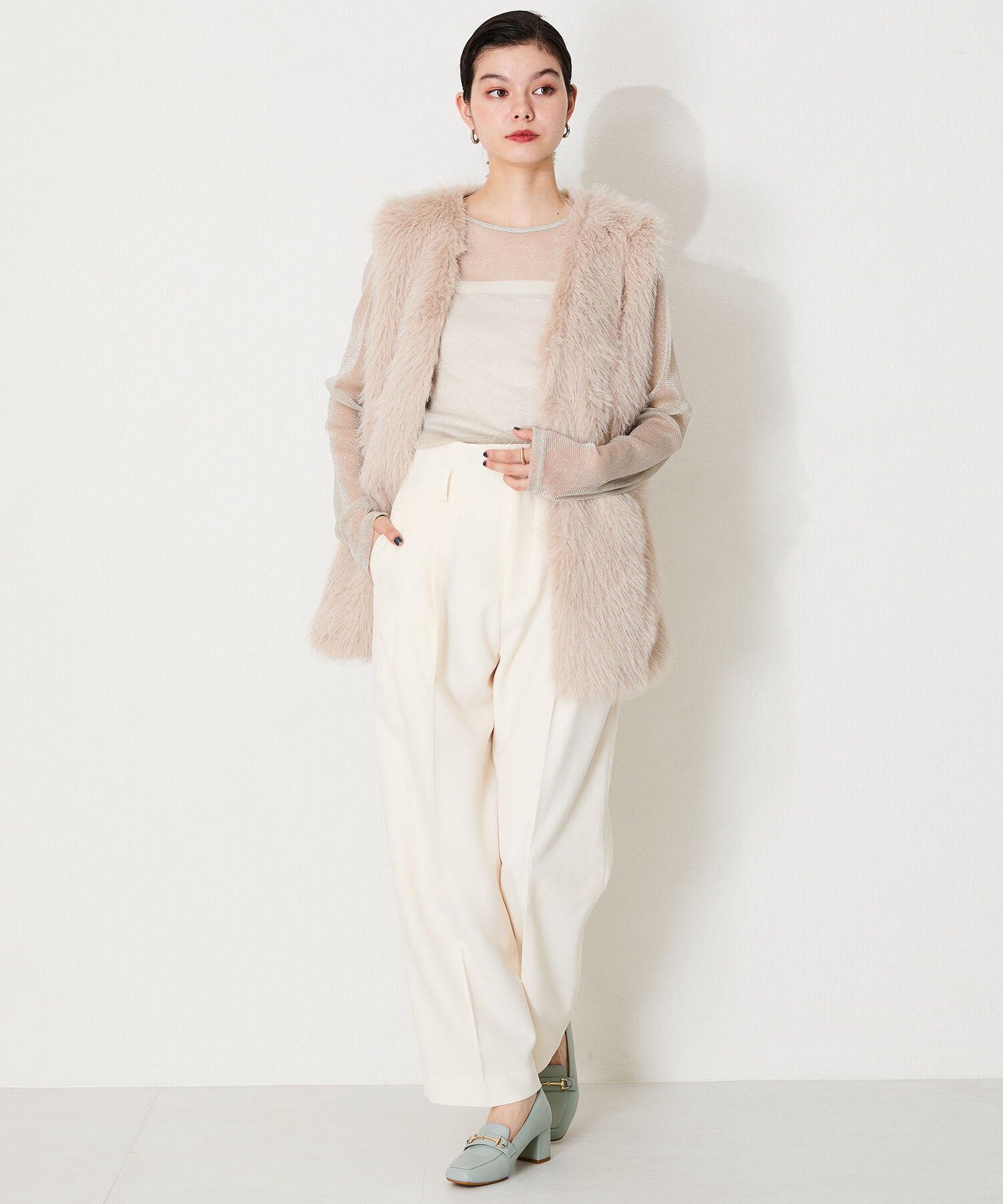 ORiental TRaffic「【跳べるパンプス/シリーズ累計１５０万足突破 】ビット ヒールローファー /R-3214 厚手クッション」|パンプス|