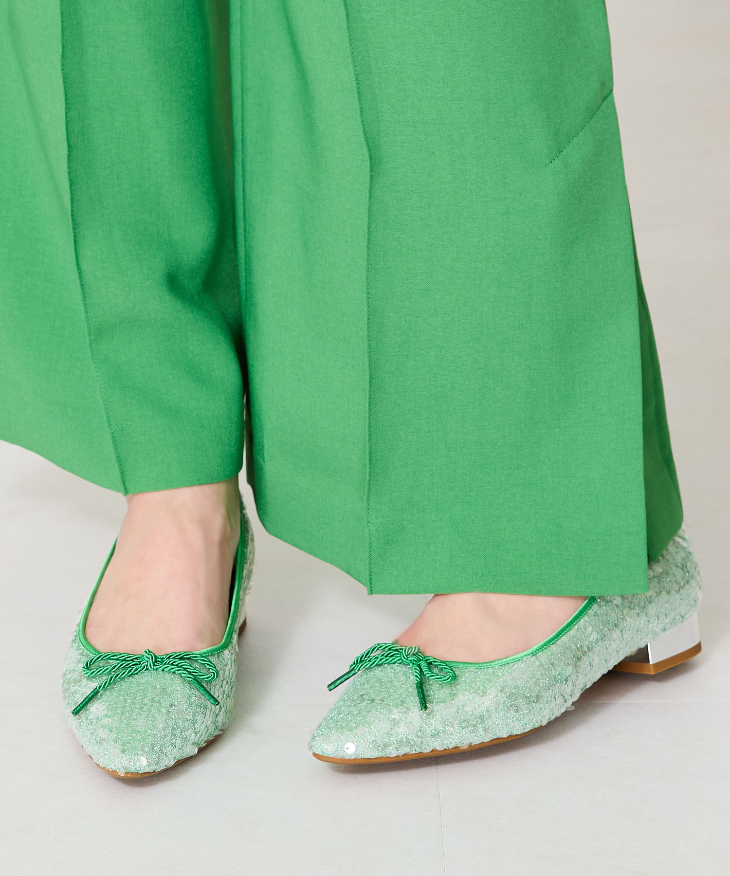 ORiental TRaffic「スパンコールバレエシューズ/51109 バレエシューズ パンプス 人気 トレンド」|パンプス|