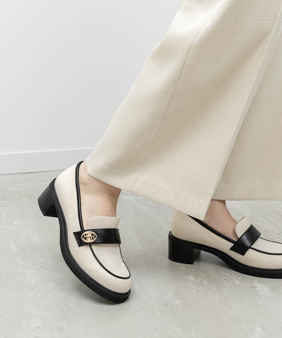  「モノグラムパーツボリュームローファー」|ローファー|