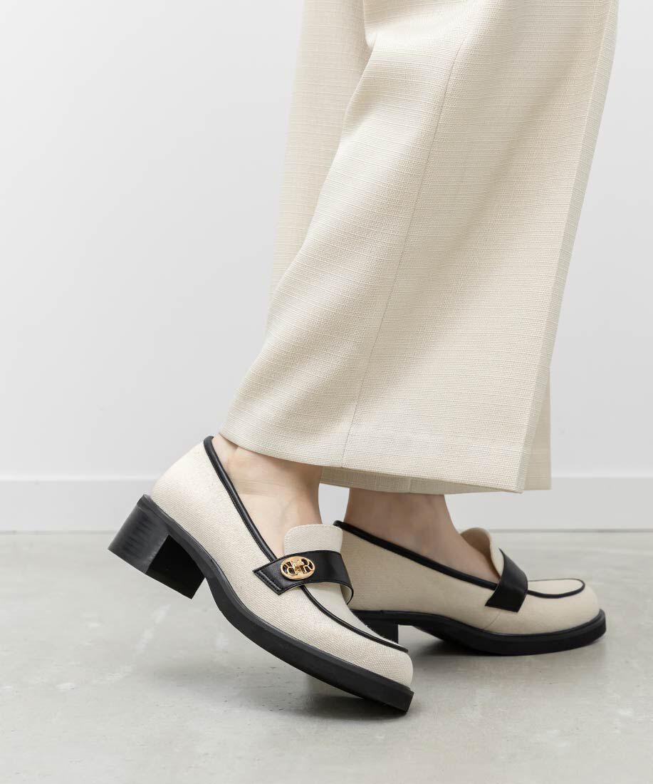  「モノグラムパーツボリュームローファー」|ローファー|