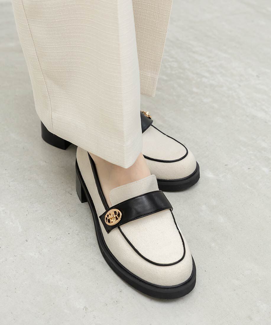  「モノグラムパーツボリュームローファー」|ローファー|