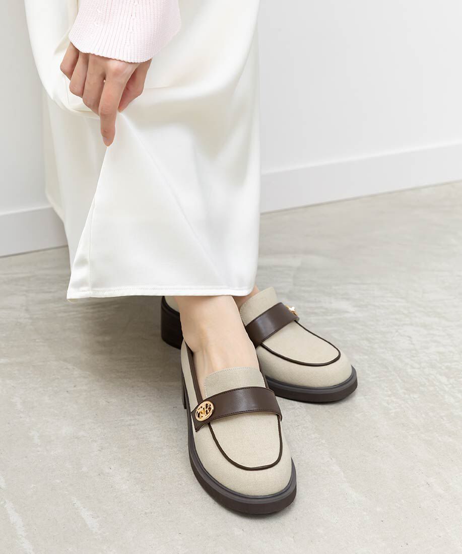  「モノグラムパーツボリュームローファー」|ローファー|