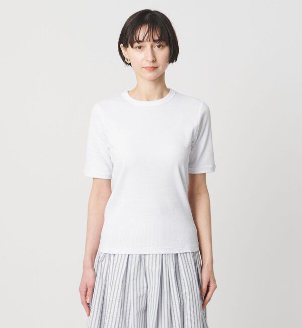 UNITED ARROWS「【別注】＜Hanes＞2PACK リブ Tシャツ」|Tシャツ・カットソー|