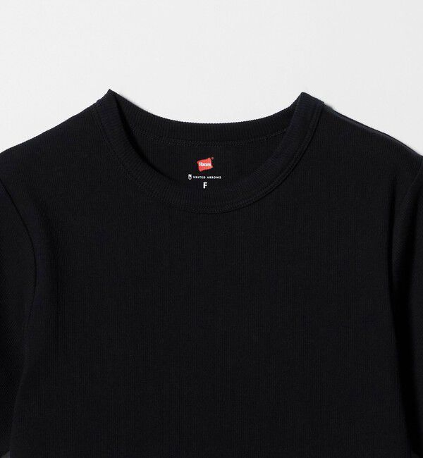UNITED ARROWS「【別注】＜Hanes＞2PACK リブ Tシャツ」|Tシャツ・カットソー|