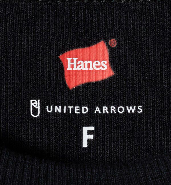 UNITED ARROWS「【別注】＜Hanes＞2PACK リブ Tシャツ」|Tシャツ・カットソー|