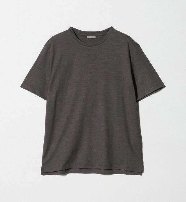 UNITED ARROWS「【別注】＜nomiamo＞ ウール ショートスリーブ クルーネック Tシャツ」|Tシャツ・カットソー|MD.GRAY