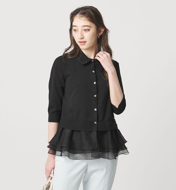 UNITED ARROWS「レディー ポロニット 」|カーディガン|