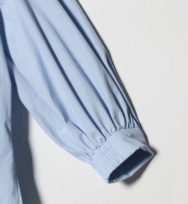 UNITED ARROWS「メロー フリル スキッパー パフ ブラウス ‐防しわ 吸水速乾 UVカット 遮熱性 接触冷感 ウォッシャブル‐」|シャツ・ブラウス|