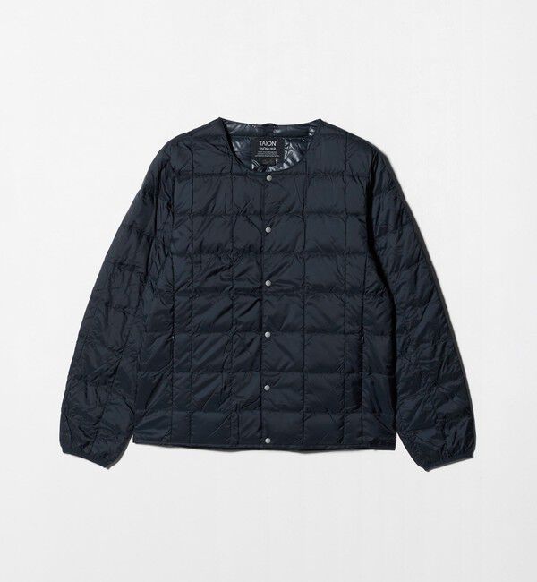 UNITED ARROWS green label relaxing「＜TAION＞クルーネック ボタン ダウンジャケット」|ダウン|