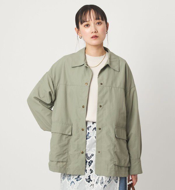 UNITED ARROWS green label relaxing「タスラン カバーオール ジャケット」|ブルゾン・スタジャン|