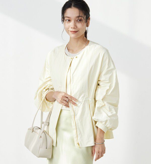 UNITED ARROWS green label relaxing「［size SHORTあり］ウエスト ギャザー ブルゾン」|ブルゾン・スタジャン|