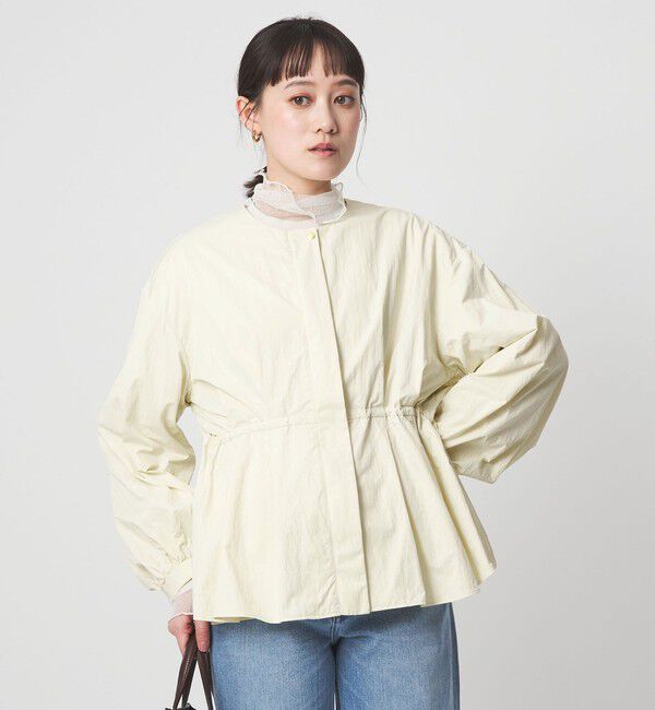 UNITED ARROWS green label relaxing「［size SHORTあり］ウエスト ギャザー ブルゾン」|ブルゾン・スタジャン|