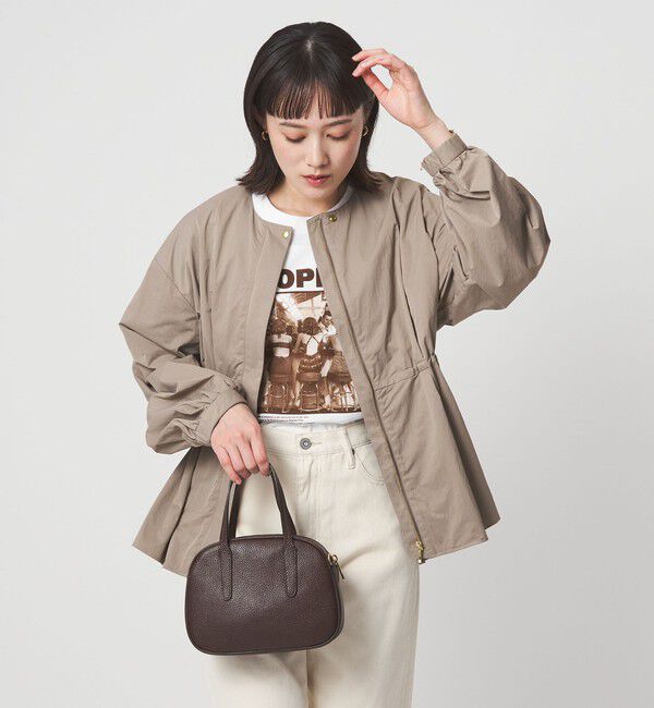 UNITED ARROWS green label relaxing「［size SHORTあり］ウエスト ギャザー ブルゾン」|ブルゾン・スタジャン|