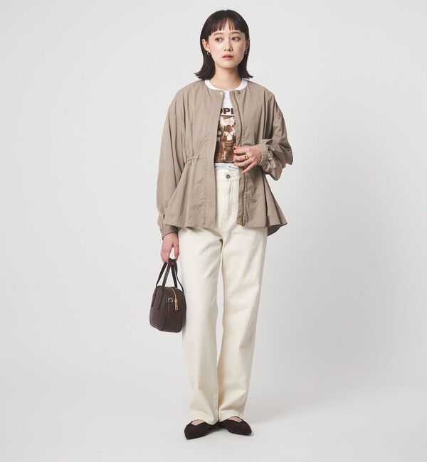 UNITED ARROWS green label relaxing「［size SHORTあり］ウエスト ギャザー ブルゾン」|ブルゾン・スタジャン|