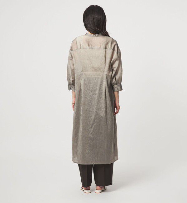 UNITED ARROWS green label relaxing「シアー ストライプ シャツワンピース」|ワンピース|