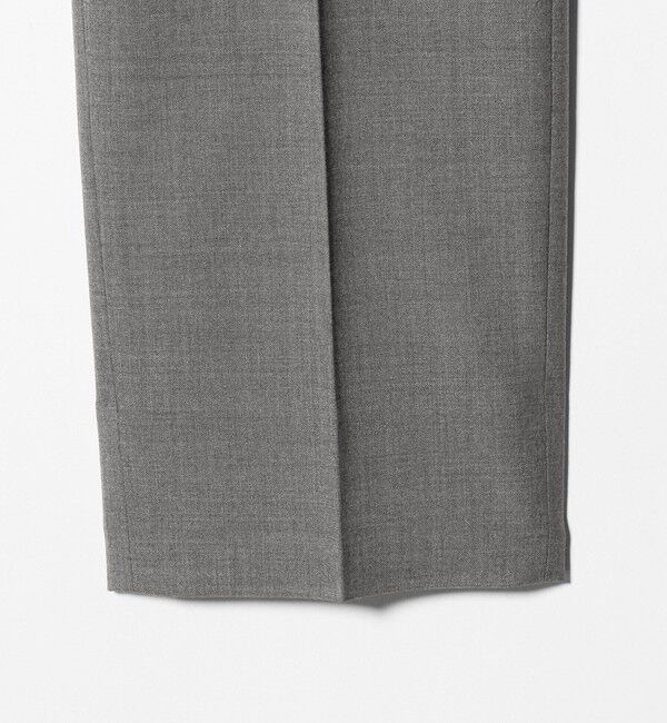 UNITED ARROWS green label relaxing「TW メランジ トロピカル スタンダード スラックス -ウォッシャブル・ストレッチ・ウエストアジャスター-」|スラックス|