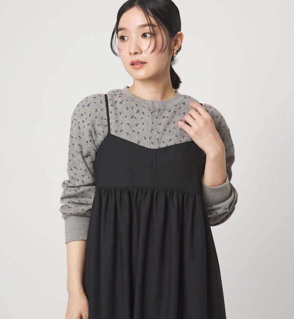 UNITED ARROWS green label relaxing「【WEB限定】＜at ease＞ワッフル ヘンリーネック  フラワープリント カットソー」|Tシャツ・カットソー|その他2