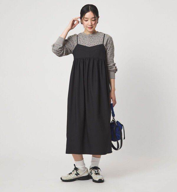 UNITED ARROWS green label relaxing「【WEB限定】＜at ease＞ワッフル ヘンリーネック  フラワープリント カットソー」|Tシャツ・カットソー|