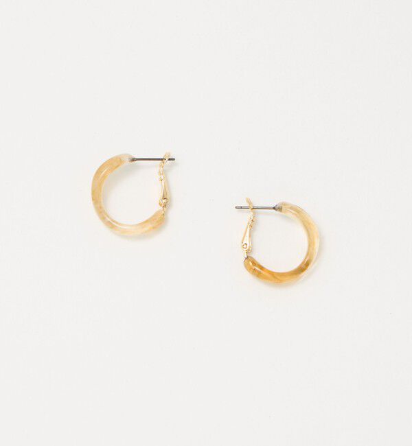 UNITED ARROWS green label relaxing「マーブル ピアス」|ピアス|BEIGE