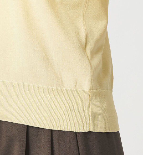 UNITED ARROWS green label relaxing「【WEB限定】＜at ease＞袖ボリューム ニット ウォッシャブル 接触冷感 UVカット 遮熱」|ニット・セーター|