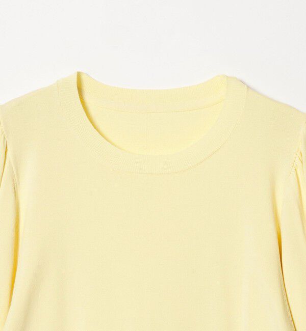 UNITED ARROWS green label relaxing「【WEB限定】＜at ease＞袖ボリューム ニット ウォッシャブル 接触冷感 UVカット 遮熱」|ニット・セーター|